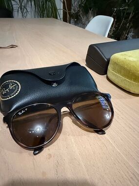 Ray-Ban Brown Tortoiseshell Frame Sunglasses
